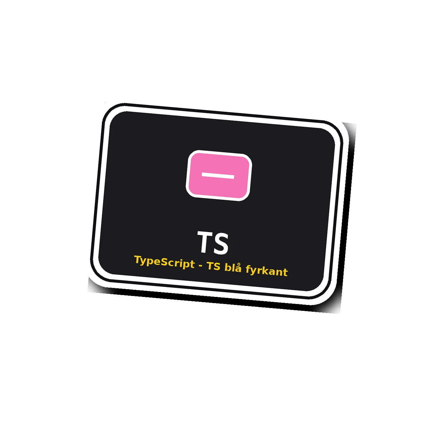 TypeScript — «TS» blå fyrkant